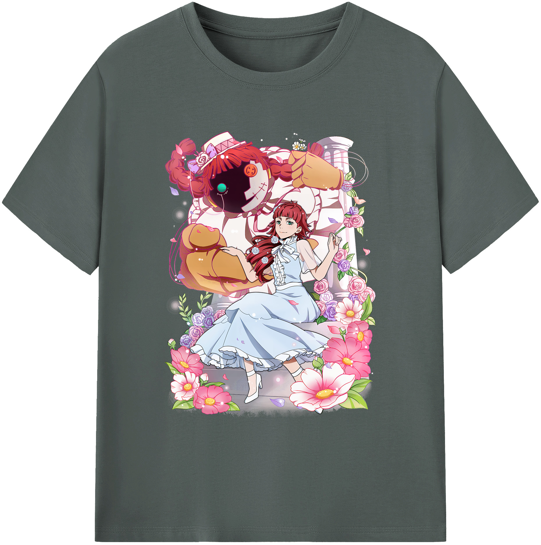 （画像用） 文豪ストレイドッグス Bungo Stray Dogs 綿100％ メンズ半袖Tシャツ｜肌触りやわらか＆通気性
